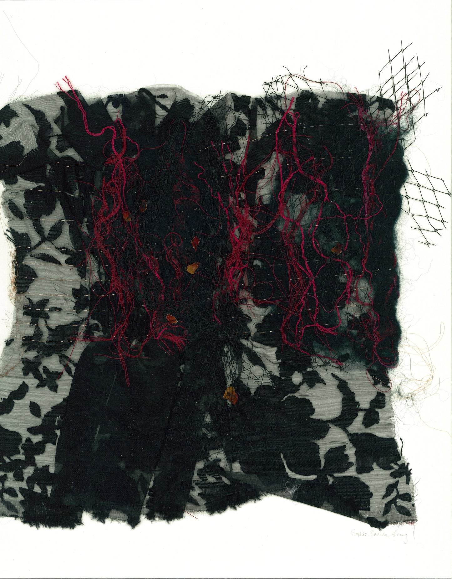 Melting World A08, mixed media