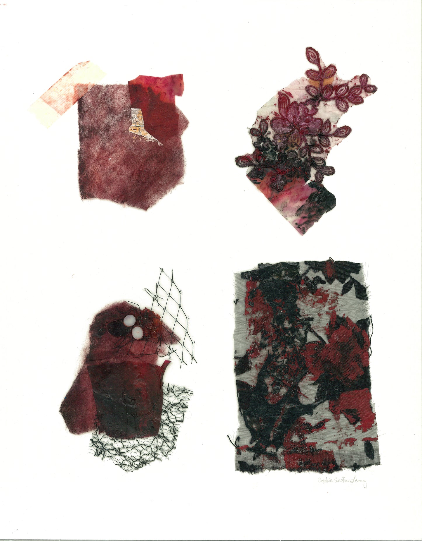 Melting World A09, mixed media