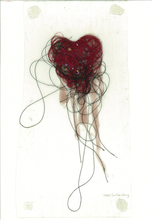 Melting World A14,  mixed media
