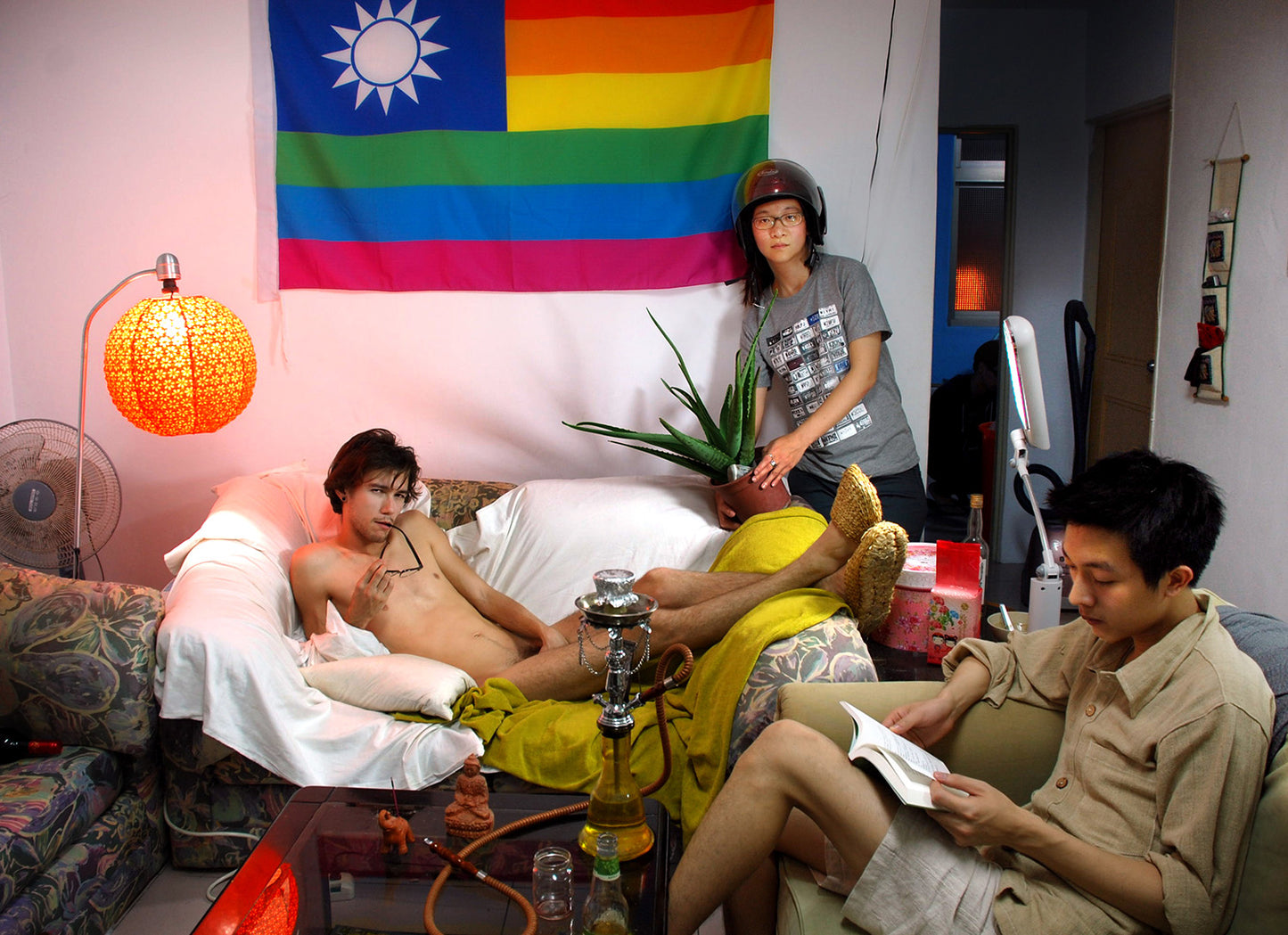 曾怡馨,名畫系列:奧林匹亞,2014,數位輸出3/5版,110x150cm。