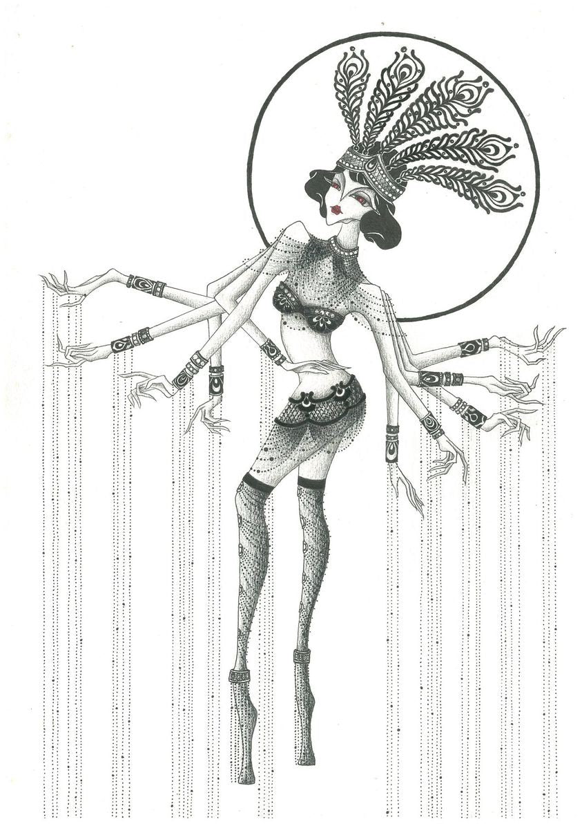 Salome, Limited edition art print 1/30, 29.7x21cm, 莎樂美, 藝術微噴版畫1/30
