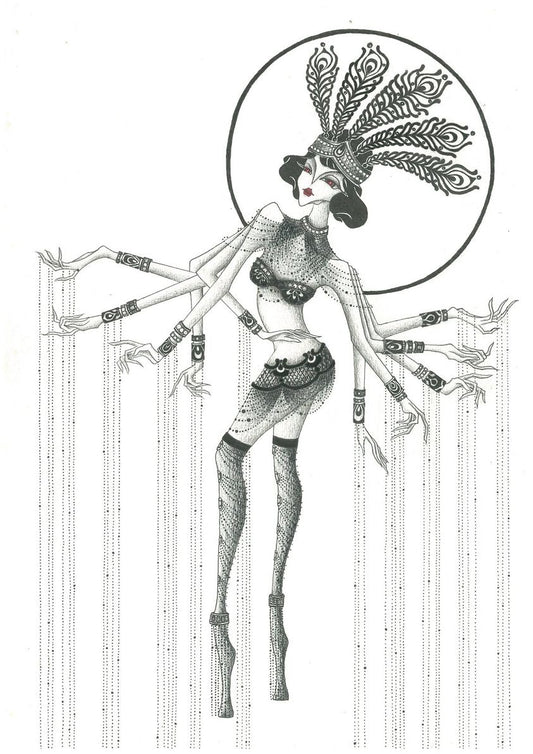 Salome, Limited edition art print 1/30, 29.7x21cm, 莎樂美, 藝術微噴版畫1/30