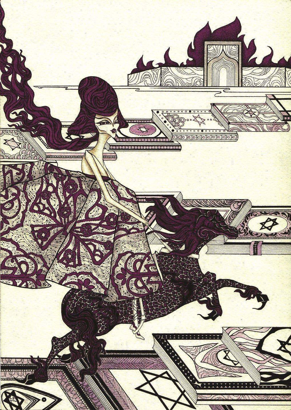 The ninth gate-Limited edition art print 2/30, 29.7x21cm, 第九道門, 藝術微噴版畫2/30