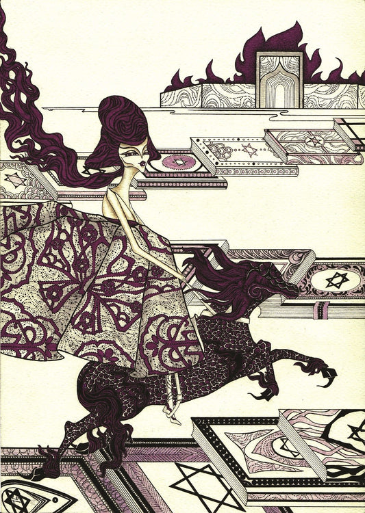 The ninth gate-Limited edition art print 2/30, 29.7x21cm, 第九道門, 藝術微噴版畫2/30