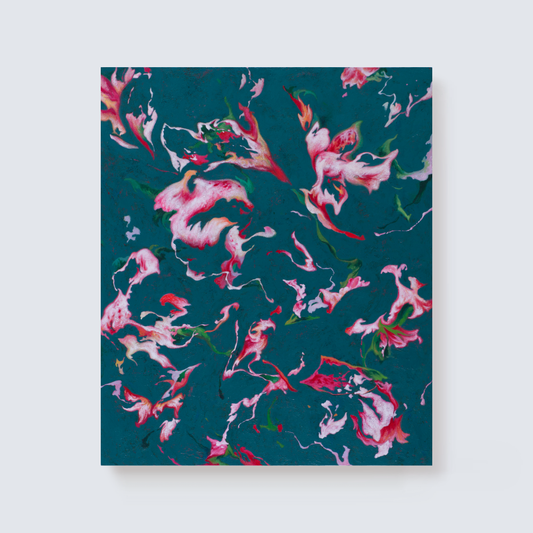 莊道明，森谷內的紅羽， 2025，壓克力、樺木板，60× 50×4cm。